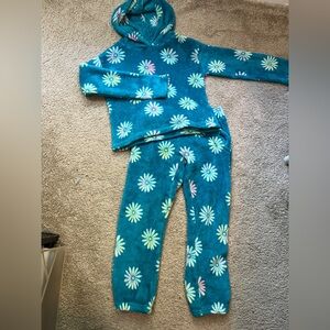 Floral Blue Kids Pajamas